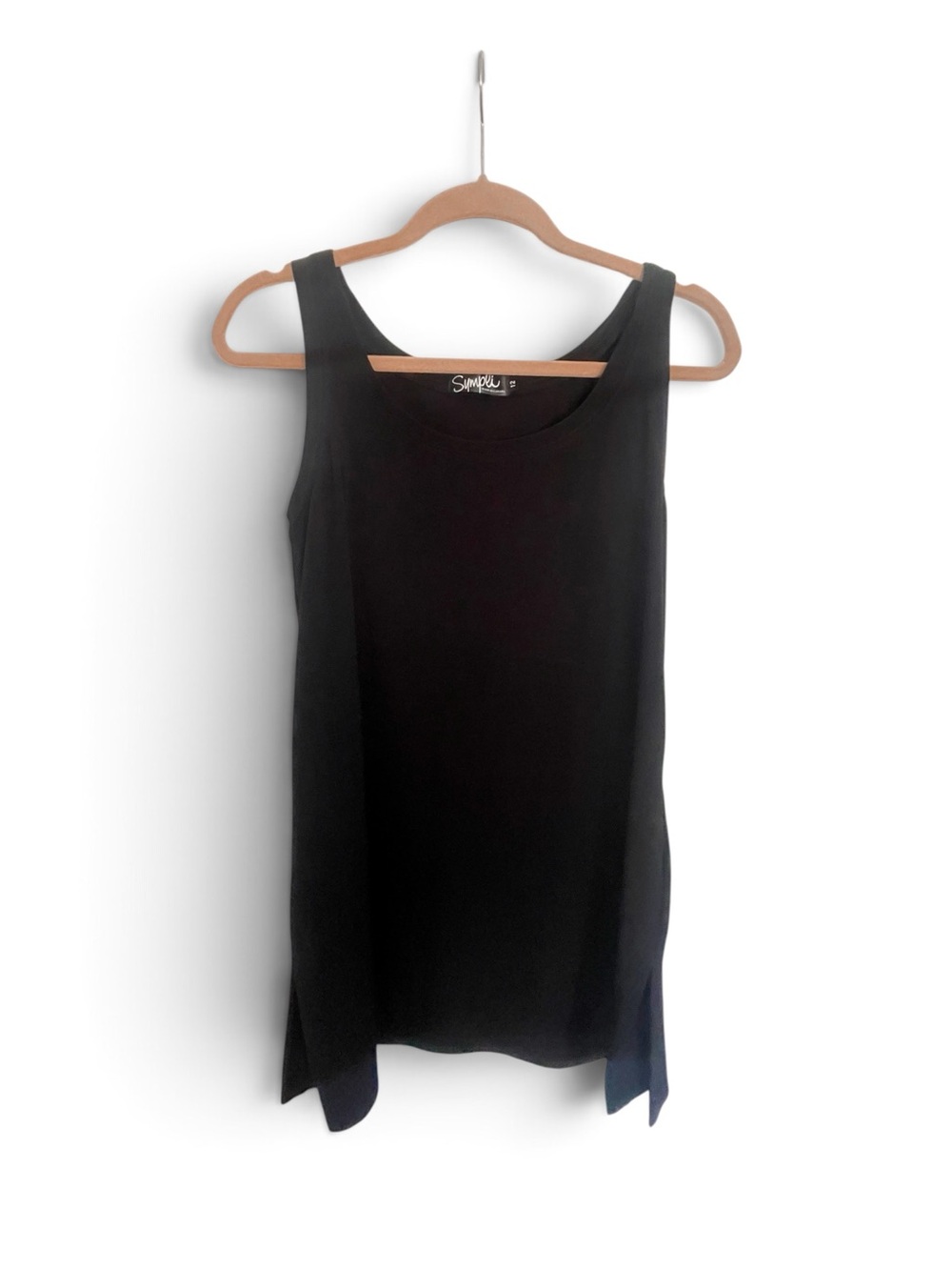 Sympli Black Sleeveless Tank Top